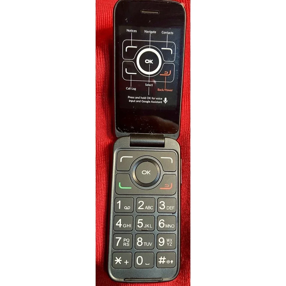 Alcatel MY FLIP 2 A406DL Tracfone LOCKED Prepaid Flip Phone 4GB PHONE ONLY LOOSE